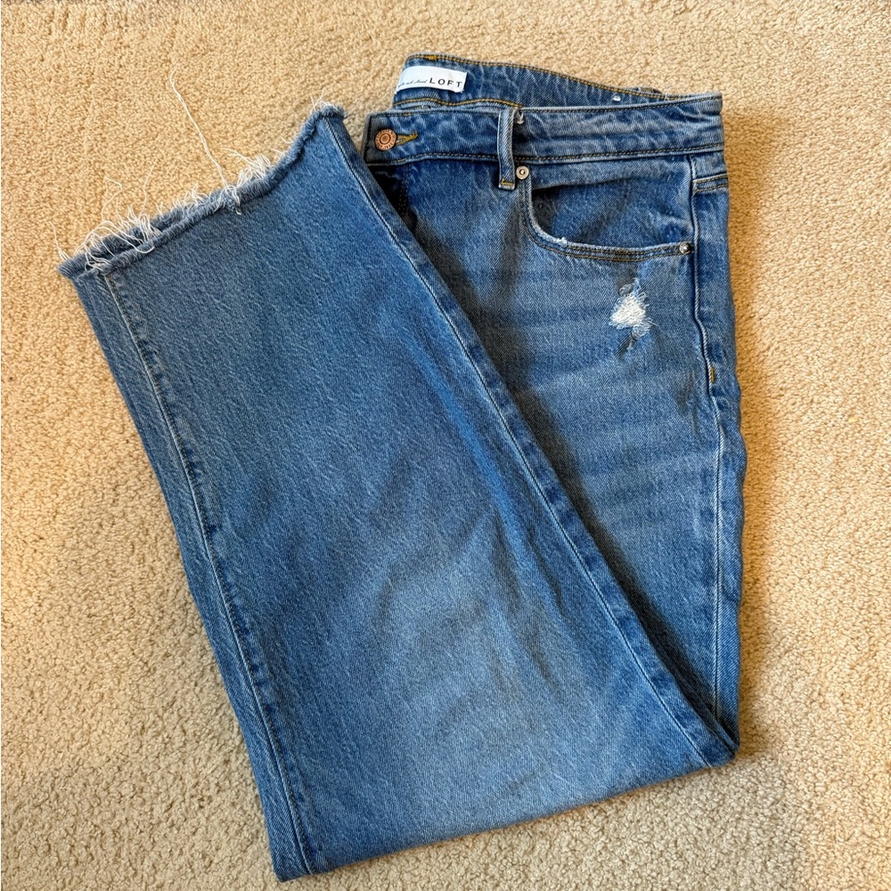 LOFT Light Blue Straight Leg Jeans